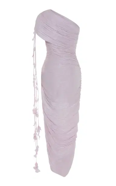 Marmar Halim One-Shoulder Ruched Jersey Maxi Dress | Thumbnail 6 Marmar Halim One-Shoulder Ruched Jersey Maxi Dress | Thumbnail 6