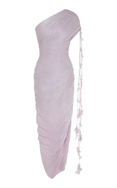Marmar Halim One-Shoulder Ruched Jersey Maxi Dress | Thumbnail 9 Marmar Halim One-Shoulder Ruched Jersey Maxi Dress | Thumbnail 9