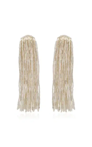 Oscar de la Renta Cascade Tassel Drop Earrings | Thumbnail 1 Oscar de la Renta Cascade Tassel Drop Earrings | Thumbnail 1