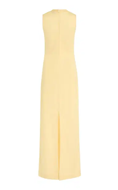 Oscar de la Renta Porcelain Flowers Stretch-Crepe Gown | Thumbnail 6 Oscar de la Renta Porcelain Flowers Stretch-Crepe Gown | Thumbnail 6