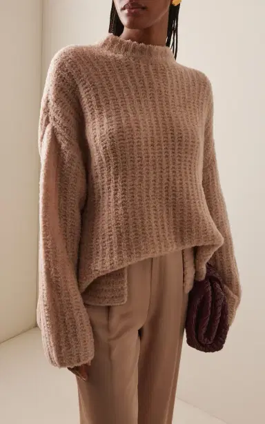 LAPOINTE Oversized Wool-Blend Boucle Sweater | Thumbnail 2 LAPOINTE Oversized Wool-Blend Boucle Sweater | Thumbnail 2