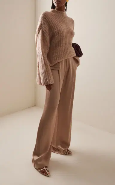 LAPOINTE Oversized Wool-Blend Boucle Sweater | Thumbnail 3 LAPOINTE Oversized Wool-Blend Boucle Sweater | Thumbnail 3