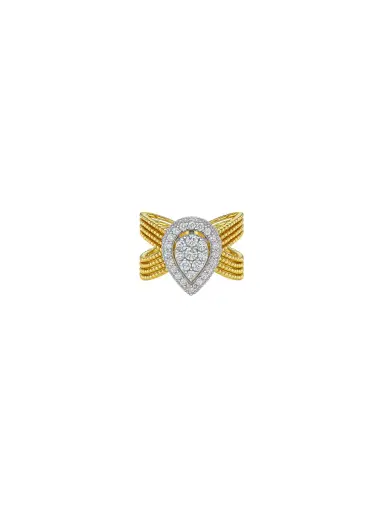Wish Fine Jewelry 1.44ct Diamond 14K Pear Ring | Thumbnail 1 Wish Fine Jewelry 1.44ct Diamond 14K Pear Ring | Thumbnail 1