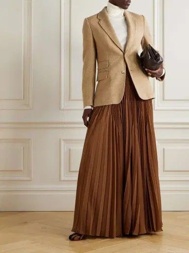 Ralph Lauren Collection Marsha Pleated Chiffon Maxi Skirt | Thumbnail 2 Ralph Lauren Collection Marsha Pleated Chiffon Maxi Skirt | Thumbnail 2