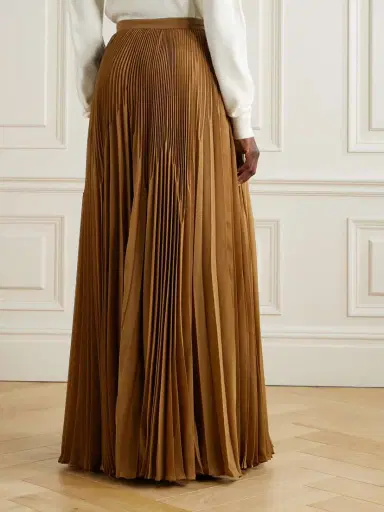 Ralph Lauren Collection Marsha Pleated Chiffon Maxi Skirt | Thumbnail 4 Ralph Lauren Collection Marsha Pleated Chiffon Maxi Skirt | Thumbnail 4