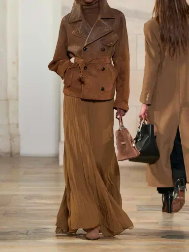 Ralph Lauren Collection Marsha Pleated Chiffon Maxi Skirt | Thumbnail 5 Ralph Lauren Collection Marsha Pleated Chiffon Maxi Skirt | Thumbnail 5