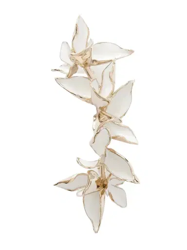 Erdem Flower Gold-tone And Enamel Brooch | Thumbnail 1 Erdem Flower Gold-tone And Enamel Brooch | Thumbnail 1