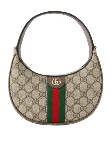 Gucci Ophidia Small Leather-trimmed Printed Coated-canvas Shoulder Bag | Thumbnail 1 Gucci Ophidia Small Leather-trimmed Printed Coated-canvas Shoulder Bag | Thumbnail 1