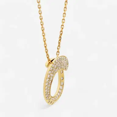 Crivelli Crivelli 18K Yellow Gold Diamond Circle Pendant Necklace by The Solist | Thumbnail 2 Crivelli Crivelli 18K Yellow Gold Diamond Circle Pendant Necklace by The Solist | Thumbnail 2