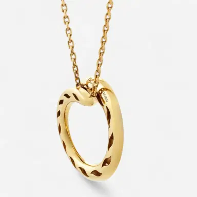 Crivelli Crivelli 18K Yellow Gold Diamond Circle Pendant Necklace by The Solist | Thumbnail 3 Crivelli Crivelli 18K Yellow Gold Diamond Circle Pendant Necklace by The Solist | Thumbnail 3