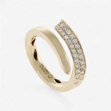 Crivelli Crivelli 18K Yellow Gold Diamond Slim Wrap Ring Sz. 7 by The Solist | Thumbnail 3 Crivelli Crivelli 18K Yellow Gold Diamond Slim Wrap Ring Sz. 7 by The Solist | Thumbnail 3