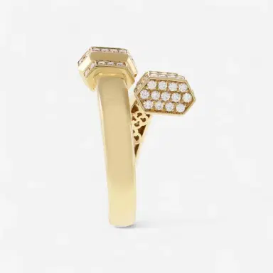 Crivelli Crivelli 18K Yellow Gold Two-Headed Pillar Wrap Ring Sz. 7 by The Solist | Thumbnail 3 Crivelli Crivelli 18K Yellow Gold Two-Headed Pillar Wrap Ring Sz. 7 by The Solist | Thumbnail 3