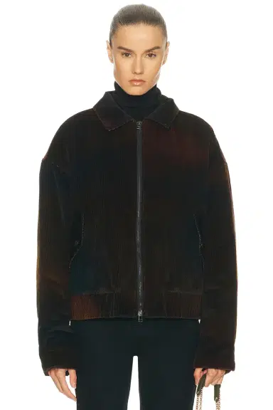 The Elder Statesman Ombre Cord Boxy Jacket | Thumbnail 2 The Elder Statesman Ombre Cord Boxy Jacket | Thumbnail 2