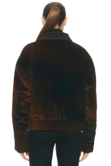 The Elder Statesman Ombre Cord Boxy Jacket | Thumbnail 4 The Elder Statesman Ombre Cord Boxy Jacket | Thumbnail 4