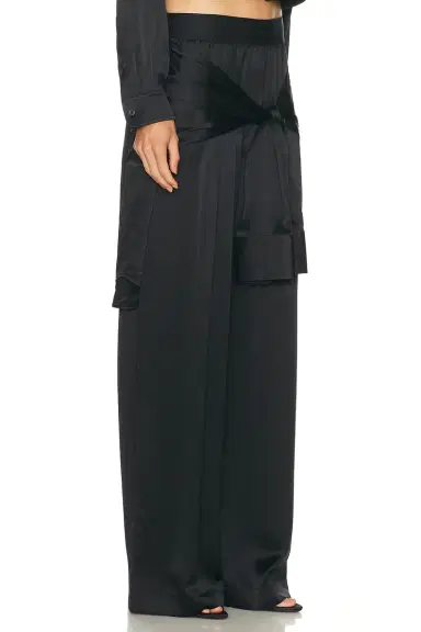 Alexander Wang Prestyled High Rise Boxer Pant | Thumbnail 2 Alexander Wang Prestyled High Rise Boxer Pant | Thumbnail 2