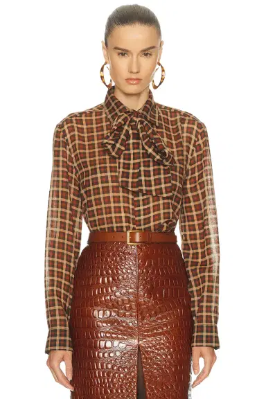 Saint Laurent Button Up Top | Thumbnail 1 Saint Laurent Button Up Top | Thumbnail 1