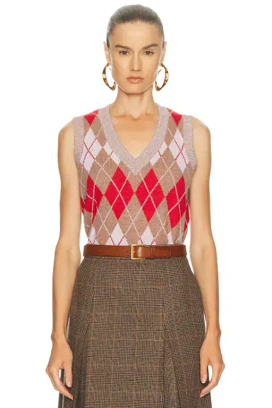 RE/DONE Argyle Vest | Thumbnail 3 RE/DONE Argyle Vest | Thumbnail 3