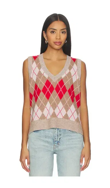 RE/DONE Argyle Vest | Thumbnail 1 RE/DONE Argyle Vest | Thumbnail 1