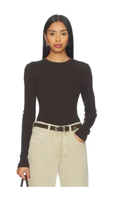 Citizens of Humanity Pilar Waffle Crewneck Top | Thumbnail 1 Citizens of Humanity Pilar Waffle Crewneck Top | Thumbnail 1