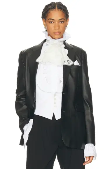 Ralph Lauren Collection Eli Leather Blazer | Thumbnail 1 Ralph Lauren Collection Eli Leather Blazer | Thumbnail 1