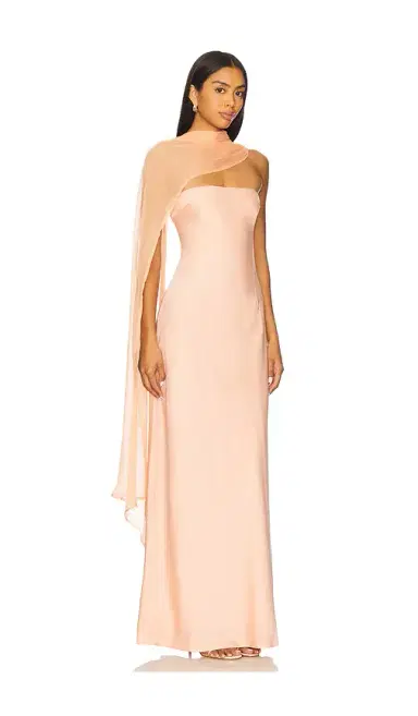Yellow The Label Vitoria Cape Dress | Thumbnail 2 Yellow The Label Vitoria Cape Dress | Thumbnail 2
