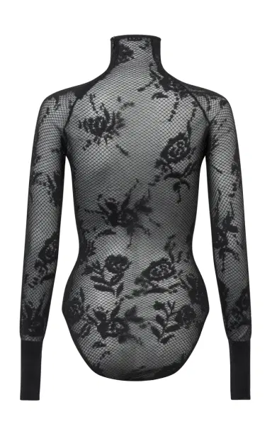 ALAÏA Cotton-Blend Lace Bodysuit | Thumbnail 13 ALAÏA Cotton-Blend Lace Bodysuit | Thumbnail 13