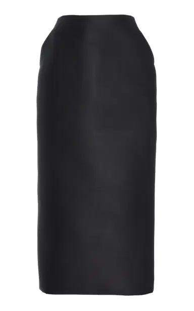 Brandon Maxwell The Mercer Wool-Blend Pencil Skirt | Thumbnail 3 Brandon Maxwell The Mercer Wool-Blend Pencil Skirt | Thumbnail 3