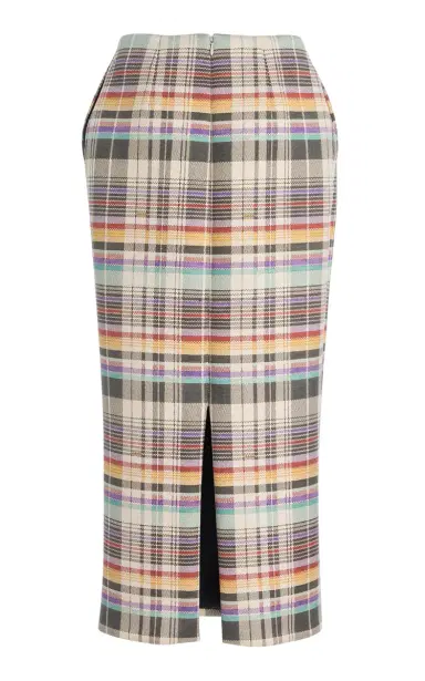 Brandon Maxwell The Mercer Wool-Blend Pencil Skirt | Thumbnail 8 Brandon Maxwell The Mercer Wool-Blend Pencil Skirt | Thumbnail 8