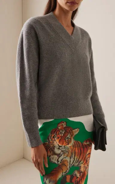 Brandon Maxwell The Maris Cashmere Sweater | Thumbnail 3 Brandon Maxwell The Maris Cashmere Sweater | Thumbnail 3
