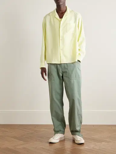 Visvim Keesey Convertible-Collar Woven Shirt - Men | Thumbnail 2 Visvim Keesey Convertible-Collar Woven Shirt - Men | Thumbnail 2