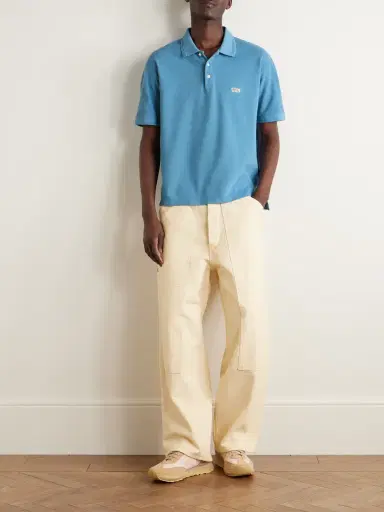 Visvim Jumbo Weller Garment-Dyed Cotton-Piqué Polo Shirt - Men | Thumbnail 2 Visvim Jumbo Weller Garment-Dyed Cotton-Piqué Polo Shirt - Men | Thumbnail 2