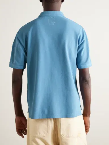 Visvim Jumbo Weller Garment-Dyed Cotton-Piqué Polo Shirt - Men | Thumbnail 3 Visvim Jumbo Weller Garment-Dyed Cotton-Piqué Polo Shirt - Men | Thumbnail 3