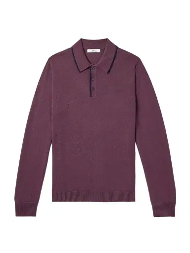 MR P. Cashmere Polo Sweater - Men | Thumbnail 1 MR P. Cashmere Polo Sweater - Men | Thumbnail 1