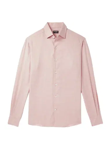 Zegna Cotton and Cashmere-Blend Shirt - Men | Thumbnail 1 Zegna Cotton and Cashmere-Blend Shirt - Men | Thumbnail 1