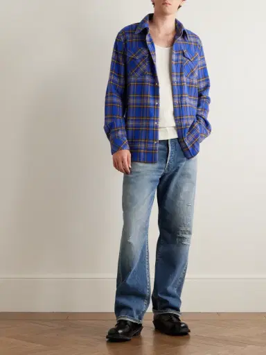 God’s True Cashmere Checked Cashmere Shirt - Men | Thumbnail 2 God’s True Cashmere Checked Cashmere Shirt - Men | Thumbnail 2