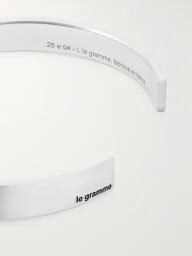 LE GRAMME 21g Recycled Sterling Silver Bracelet - Men | Thumbnail 4 LE GRAMME 21g Recycled Sterling Silver Bracelet - Men | Thumbnail 4