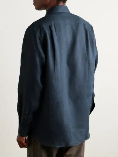 Saman Amel Linen Shirt - Men | Thumbnail 4 Saman Amel Linen Shirt - Men | Thumbnail 4
