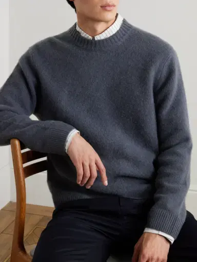 MR P. Brushed-Cashmere Sweater - Men | Thumbnail 3 MR P. Brushed-Cashmere Sweater - Men | Thumbnail 3