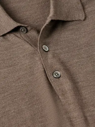 Saman Amel Slim-Fit Wool Polo Shirt - Men | Thumbnail 4 Saman Amel Slim-Fit Wool Polo Shirt - Men | Thumbnail 4