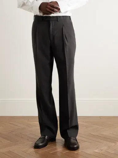 Saman Amel Straight-Leg Pleated Wool-Blend Suit Trousers - Men | Thumbnail 3 Saman Amel Straight-Leg Pleated Wool-Blend Suit Trousers - Men | Thumbnail 3