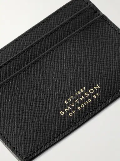 Smythson Panama Cross-Grain Leather Cardholder - Men | Thumbnail 3 Smythson Panama Cross-Grain Leather Cardholder - Men | Thumbnail 3