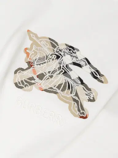 Burberry Slim-Fit Logo-Embroidered Appliquéd Cotton-Jersey T-Shirt - Men | Thumbnail 5 Burberry Slim-Fit Logo-Embroidered Appliquéd Cotton-Jersey T-Shirt - Men | Thumbnail 5