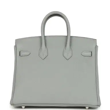 HERMÈS Hermes Birkin 25 Gris Pantin Togo Palladium Hardware | Thumbnail 5 HERMÈS Hermes Birkin 25 Gris Pantin Togo Palladium Hardware | Thumbnail 5