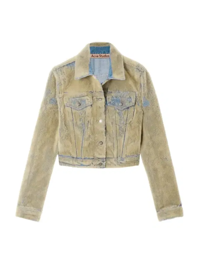 Flocked Denim Jacket Flocked Denim Jacket