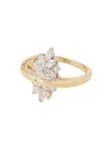 YEPREM 18-karat Yellow And White Gold Diamond Ring | Thumbnail 1 YEPREM 18-karat Yellow And White Gold Diamond Ring | Thumbnail 1