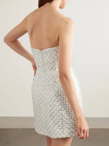 Rebecca Vallance Alix Embellished Twill Mini Dress | Thumbnail 3 Rebecca Vallance Alix Embellished Twill Mini Dress | Thumbnail 3