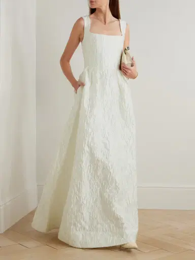 Rebecca Vallance Vanilla Dreams Cloqué Gown | Thumbnail 2 Rebecca Vallance Vanilla Dreams Cloqué Gown | Thumbnail 2