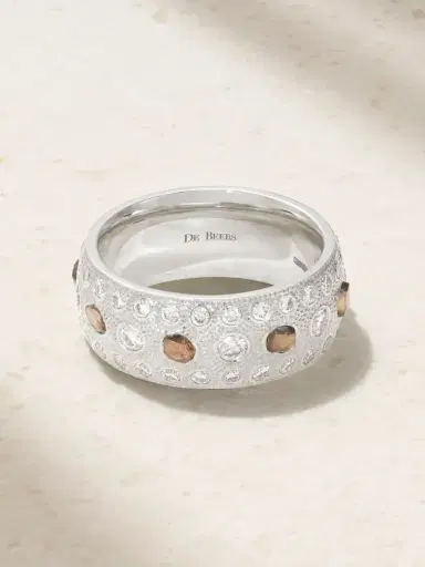 De Beers London Talisman Large 18-karat White Gold Diamond Ring | Thumbnail 1 De Beers London Talisman Large 18-karat White Gold Diamond Ring | Thumbnail 1