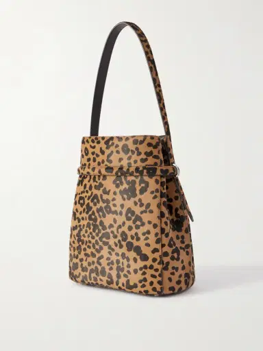 TOTEME Belted Leopard-print Cow Hair Tote | Thumbnail 3 TOTEME Belted Leopard-print Cow Hair Tote | Thumbnail 3