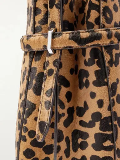 TOTEME Belted Leopard-print Cow Hair Tote | Thumbnail 4 TOTEME Belted Leopard-print Cow Hair Tote | Thumbnail 4